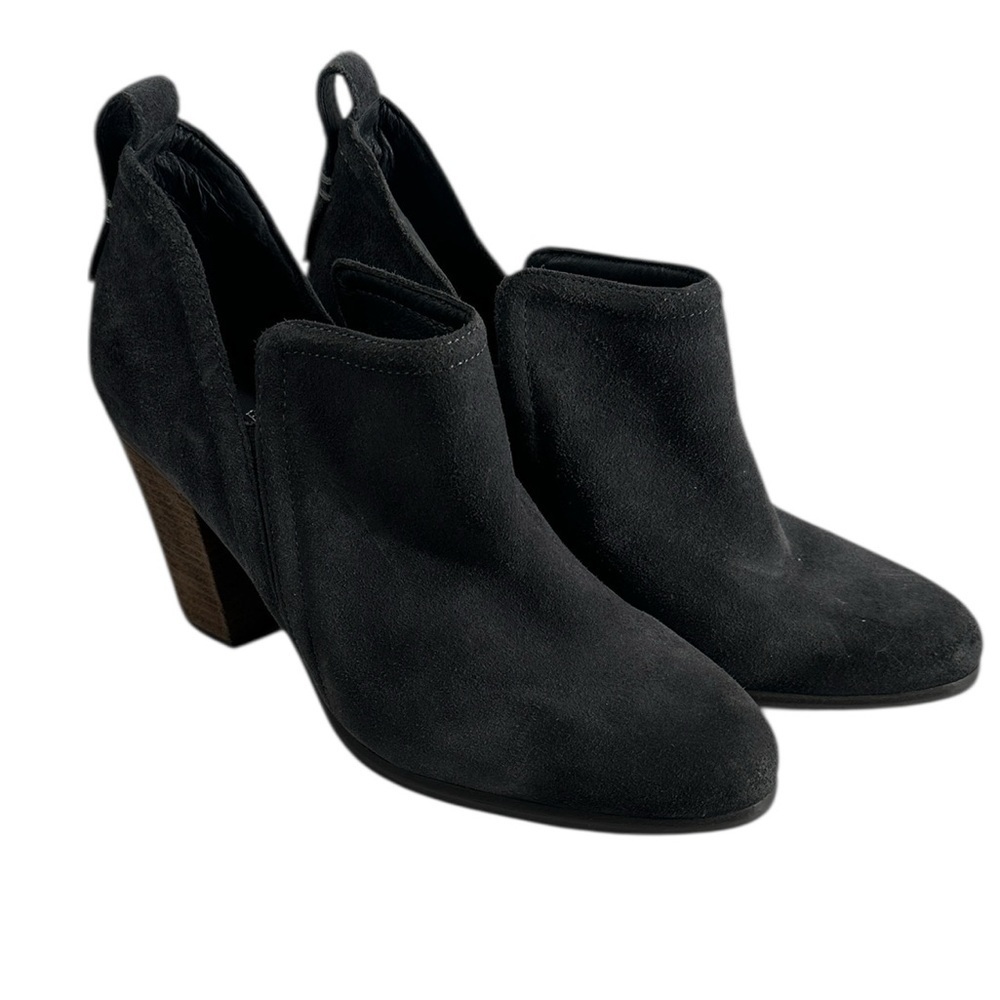 Vince Camuto Francia Bootie Dark Grey Suede sz 10